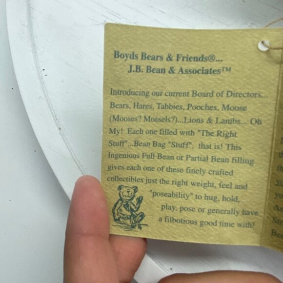 Boyds Bears Felina B. Catterwall Collectible Plush Cat Doll Pumpkin Animal TAG - Picture 4 of 8